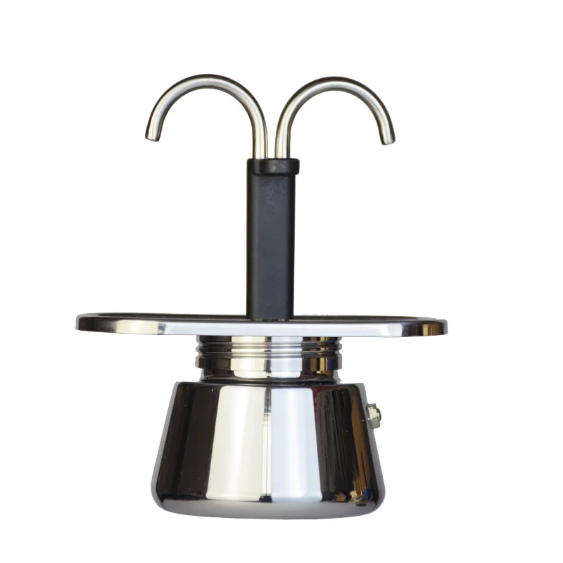 Coffee Equipment Wdt - 200ML 미니 모카 포트 더블 튜브