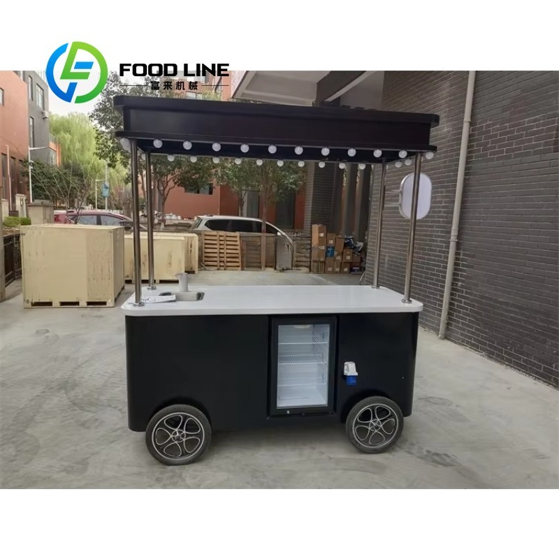맞춤형 수동 커피 아이스크림 카트 상업용 이동식 판매  - Coffee Equipment For Business 리뷰 및 가격