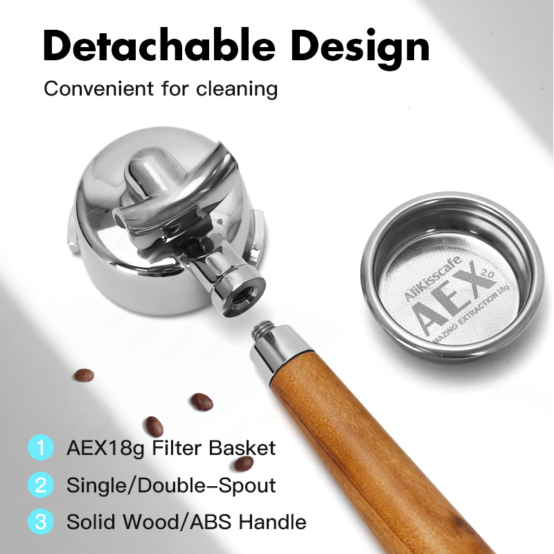 AliKisscafe 58MM 커피 포터필터, 가기아  - Coffee Equipment Wdt 리뷰 및 가격