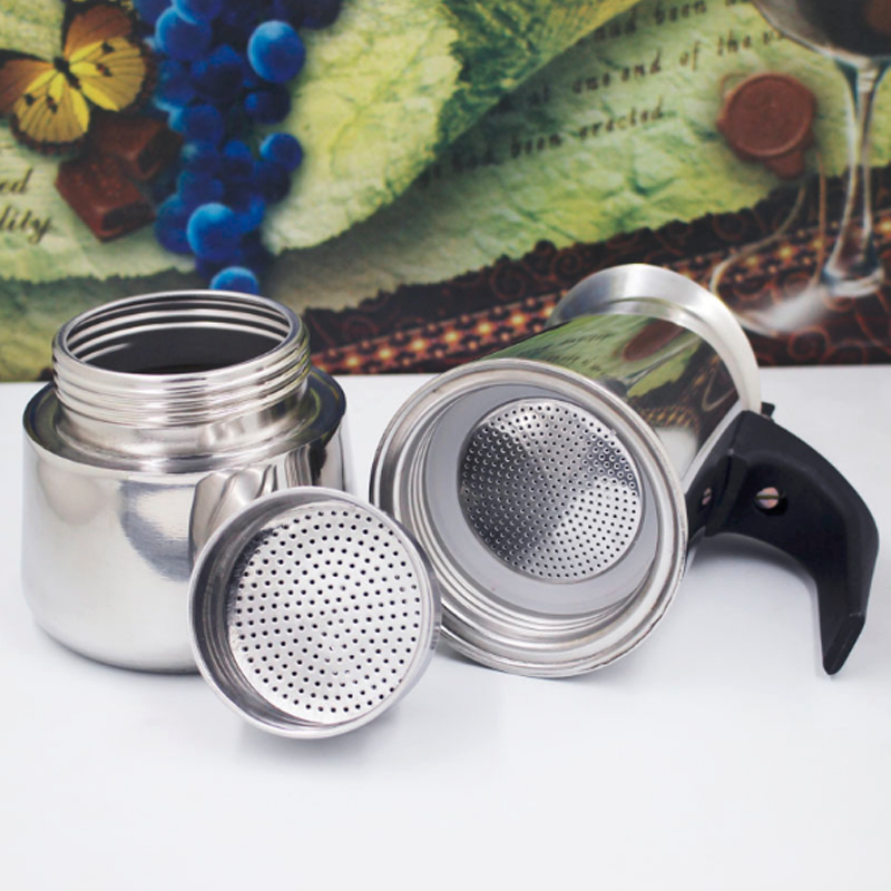 휴대용 에스프레소 커피 메이커 모카 포트, 스테인레스  - Coffee Equipment Wdt 리뷰 및 가격