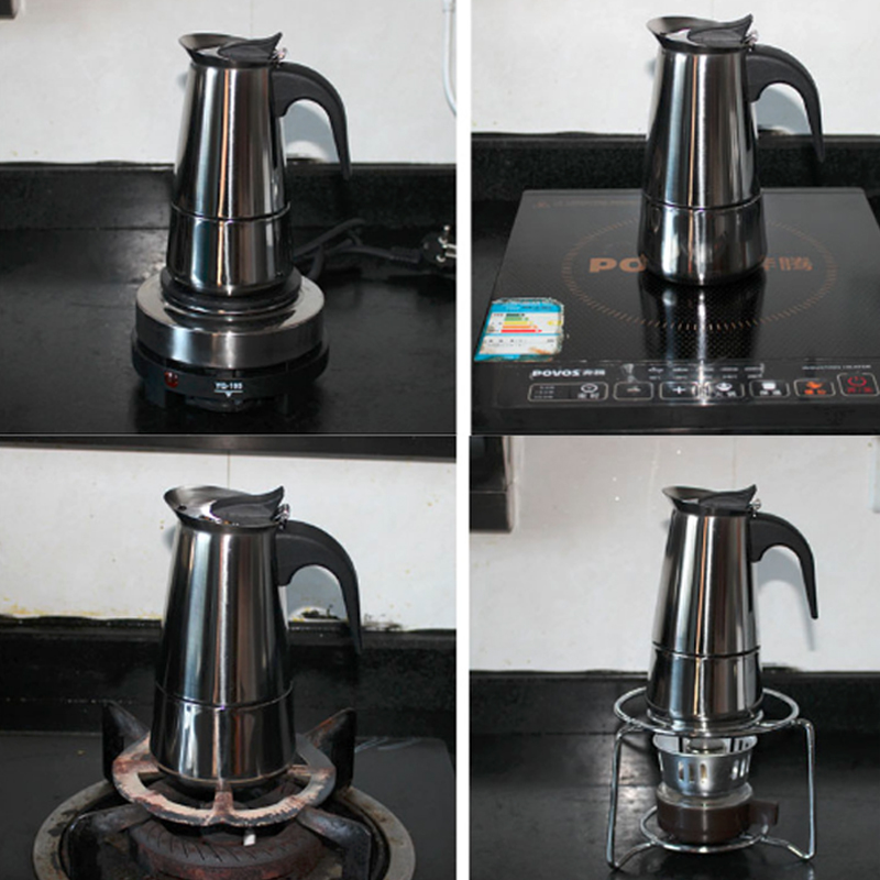휴대용 에스프레소 커피 메이커 모카 포트, 스테인레스  - Coffee Equipment Wdt 리뷰 및 가격