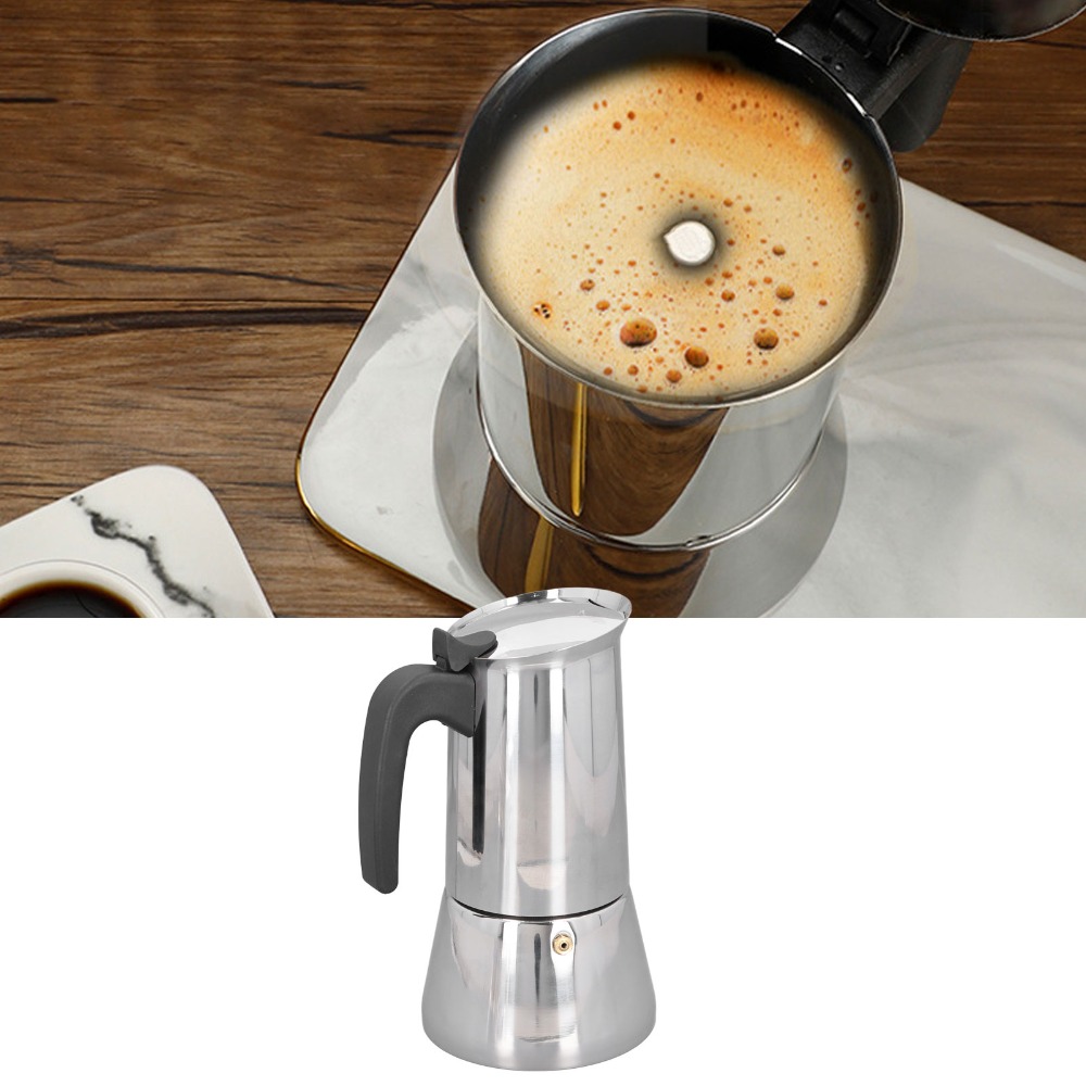 스테인리스 스틸 모카포트 대용량 실버 스토브탑 모카포트 - Coffee Equipment Wdt 리뷰 및 가격